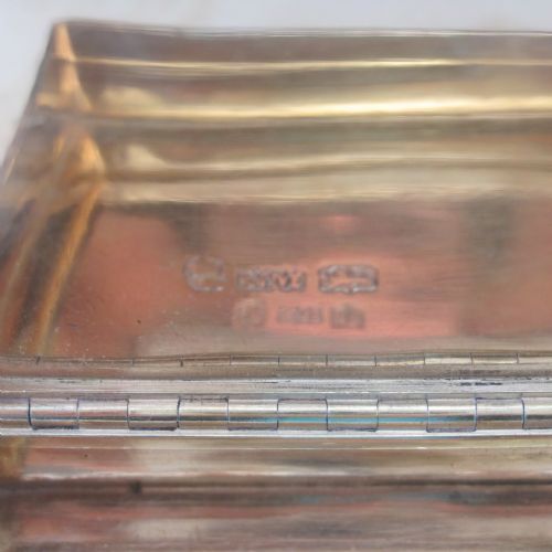 SUPERB QUALITY NATHANIEL MILLS SILVER TABLE SNUFF BOX - ADDITIONAL PHOTO 4