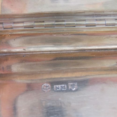 SUPERB QUALITY NATHANIEL MILLS SILVER TABLE SNUFF BOX - ADDITIONAL PHOTO 6