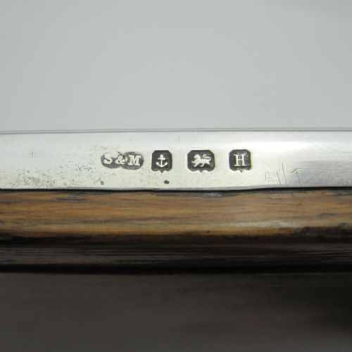 HANDSOME PLAIN LARGE SILVER PHOTO FRAME - ADDITIONAL PHOTO 1