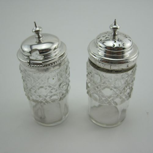 VICTORIAN CAST NOVELTY SILVER PLATED CRUET SET WITH STANDING DONKEY - ADDITIONAL PHOTO 5