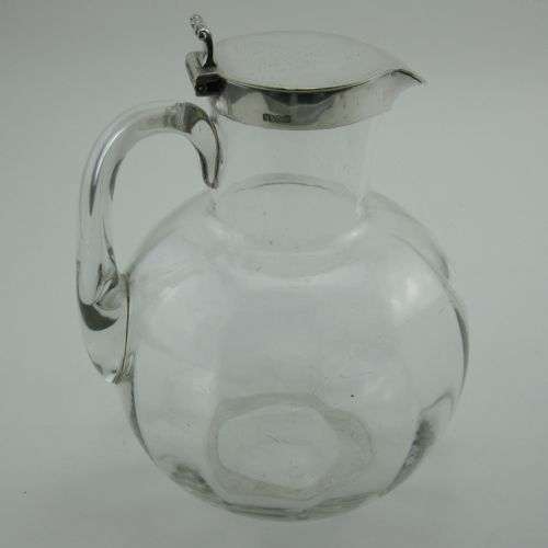 plain hukin heath silver plated claret jug - CATEGORY: ANTIQUE SILVER - DATED 1890