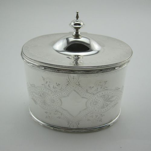 victorian hukin heath silver plated tea caddy or trinket box - CATEGORY: ANTIQUE SILVER - DATED 1880