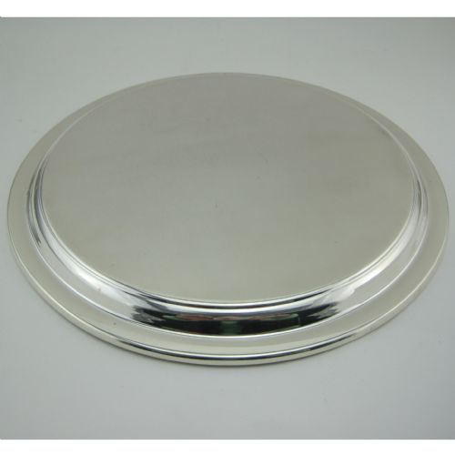 SMART VERY PLAIN VINTAGE TIFFANY CO STERLING SILVER SALVER - ADDITIONAL PHOTO 3