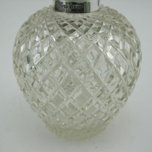 EDWARDIAN ART NOUVEAU STYLE SILVER PERFUME BOTTLE - ADDITIONAL PHOTO 4