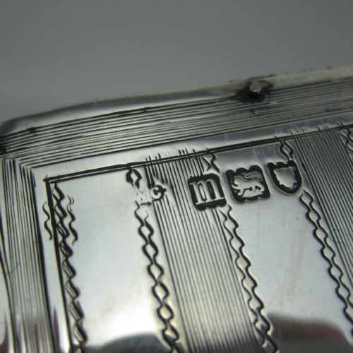 SMART WILLIAM COMYNS EDWARDIAN SILVER DESK STATIONERY BOX - ADDITIONAL PHOTO 1