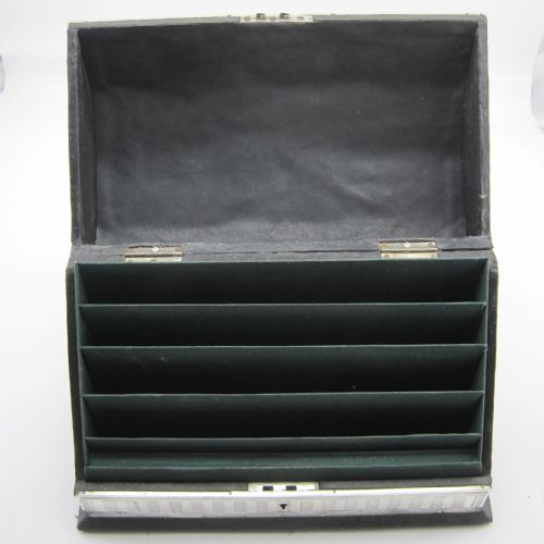 SMART WILLIAM COMYNS EDWARDIAN SILVER DESK STATIONERY BOX - ADDITIONAL PHOTO 3