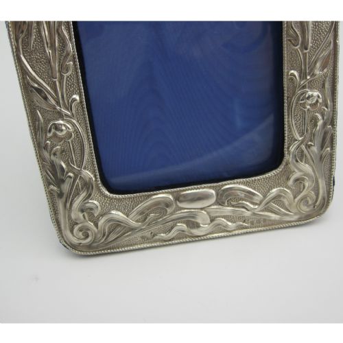 BEAUTIFUL ART NOUVEAU STYLE SILVER PHOTO FRAME - ADDITIONAL PHOTO 3