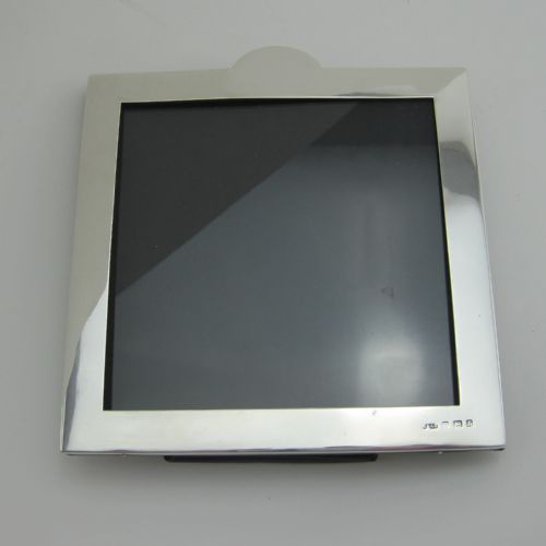 STYLISH PLAIN EDWARDIAN SILVER PHOTO FRAME - ADDITIONAL PHOTO 2