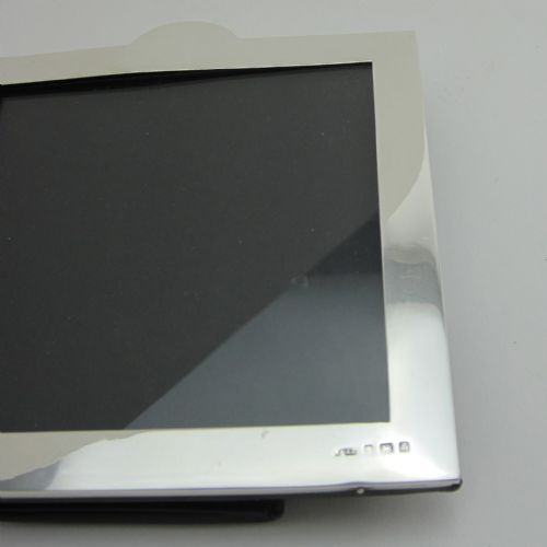 STYLISH PLAIN EDWARDIAN SILVER PHOTO FRAME - ADDITIONAL PHOTO 3