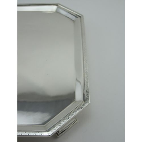 SMART PLAIN GOOD QUALITY SILVER SALVER WITH PLAIN FACE - ADDITIONAL PHOTO 2