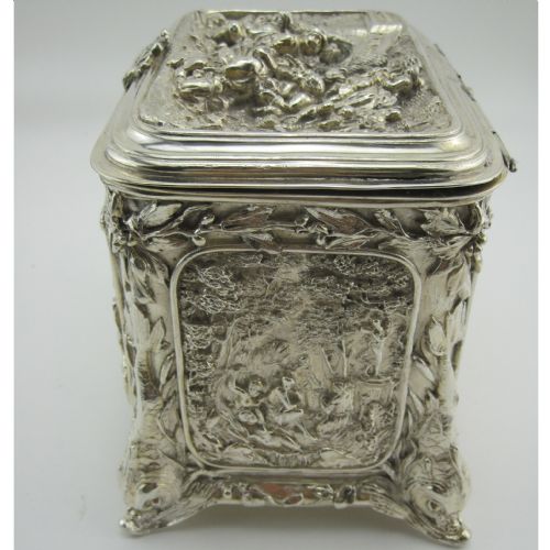 DECORATIVE RECTANGULAR ELECTRO FORMED JEWELLERY OR TRINKET BOX - ADDITIONAL PHOTO 3