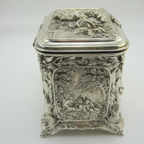 DECORATIVE RECTANGULAR ELECTRO FORMED JEWELLERY OR TRINKET BOX - ADDITIONAL PHOTO 4