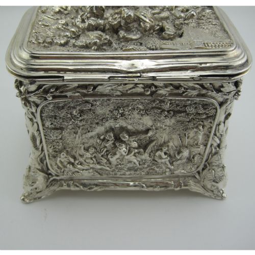 DECORATIVE RECTANGULAR ELECTRO FORMED JEWELLERY OR TRINKET BOX - ADDITIONAL PHOTO 5