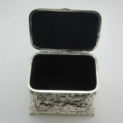 DECORATIVE RECTANGULAR ELECTRO FORMED JEWELLERY OR TRINKET BOX - ADDITIONAL PHOTO 7