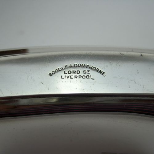 STERLING SILVER AND CROCODILE LEATHER HIP FLASK - ADDITIONAL PHOTO 6