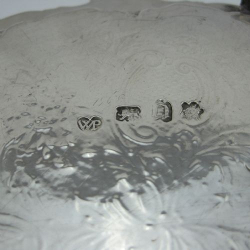 GEORGE II STERLING SILVER SHAPED CIRCULAR SALVER - ADDITIONAL PHOTO 5