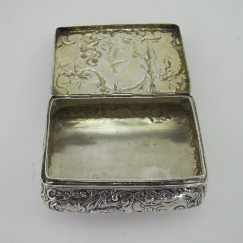 LATE VICTORIAN DUTCH STERLING SILVER BOX - ADDITIONAL PHOTO 3