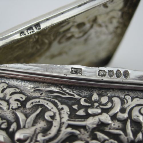 LATE VICTORIAN DUTCH STERLING SILVER BOX - ADDITIONAL PHOTO 5