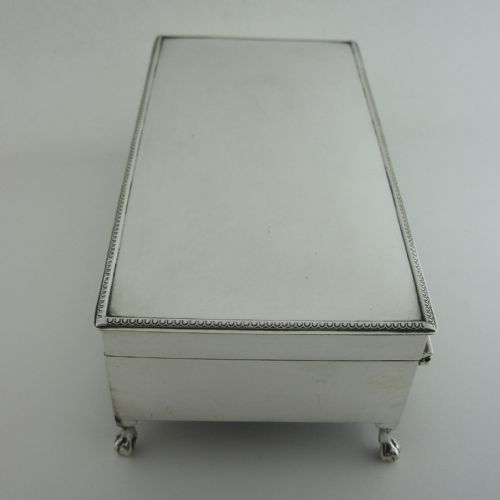 GOOD QUALITY MAPPIN WEBB SILVER JEWELLERY BOX - ADDITIONAL PHOTO 4