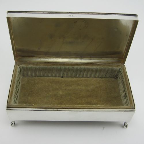 GOOD QUALITY MAPPIN WEBB SILVER JEWELLERY BOX - ADDITIONAL PHOTO 5