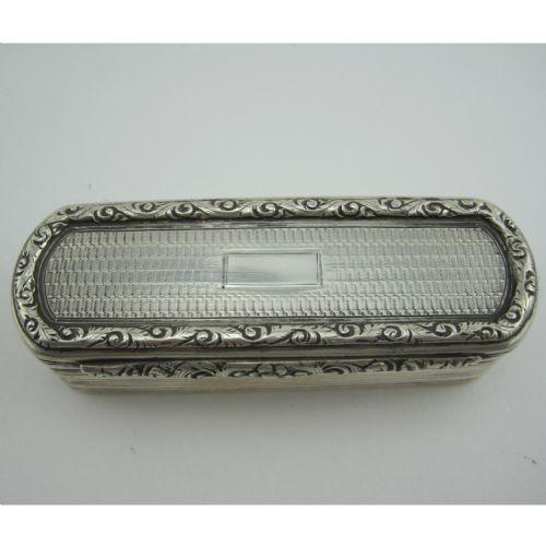GOOD QUALITY WILLIAM IV SILVER SNUFF BOX - ADDITIONAL PHOTO 1