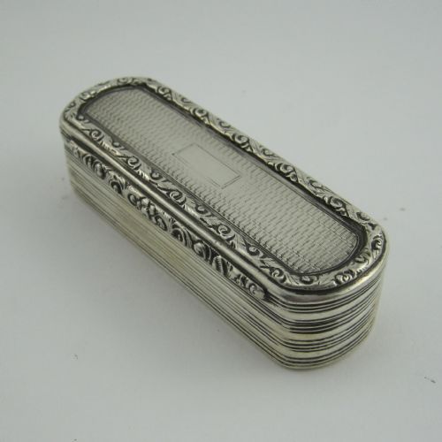 GOOD QUALITY WILLIAM IV SILVER SNUFF BOX - ADDITIONAL PHOTO 5