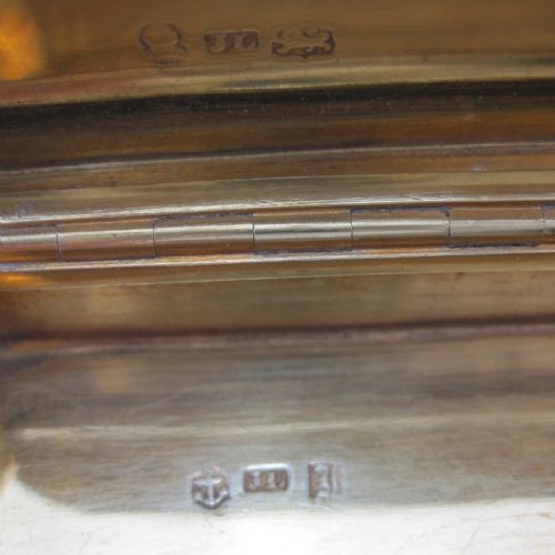 GOOD QUALITY WILLIAM IV SILVER SNUFF BOX - ADDITIONAL PHOTO 6
