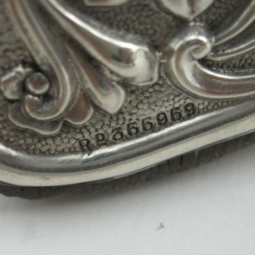 EDWARDIAN SILVER PHOTO FRAME WITH OAK BACK - ADDITIONAL PHOTO 4