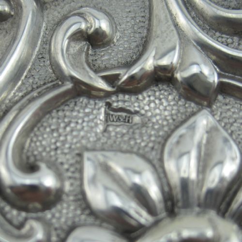 EDWARDIAN SILVER PHOTO FRAME WITH OAK BACK - ADDITIONAL PHOTO 7