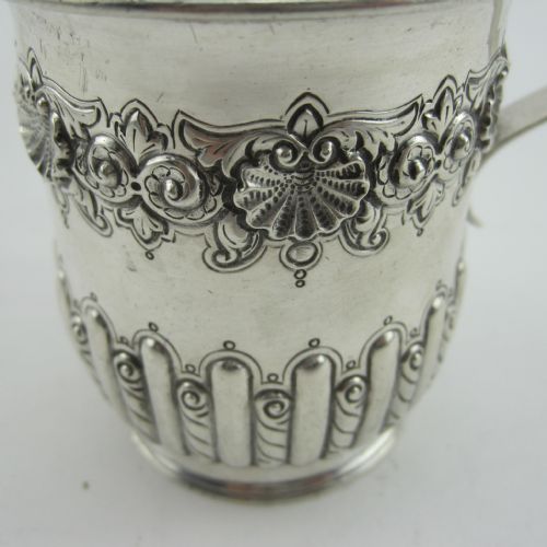 UNUSUAL VICTORIAN SILVER CHILDS OR CHRISTENING MUG - ADDITIONAL PHOTO 1