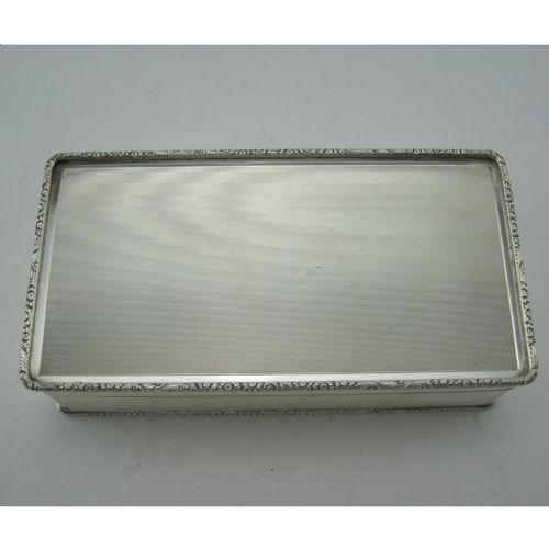 SUPERB QUALITY 495 GRAM STERLING SILVER BOX - ADDITIONAL PHOTO 2