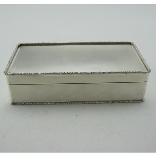 SUPERB QUALITY 495 GRAM STERLING SILVER BOX - ADDITIONAL PHOTO 3