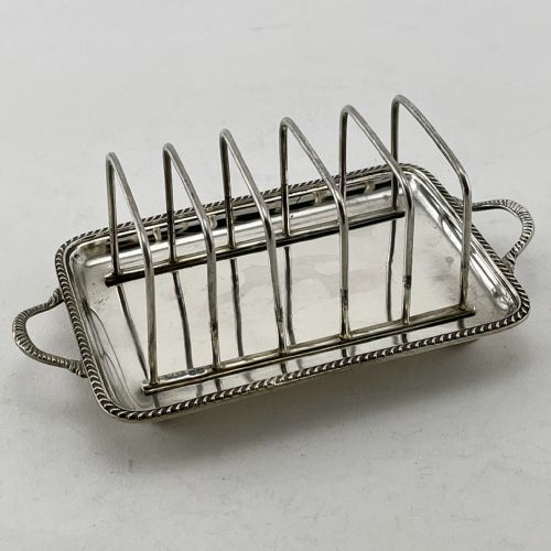 GOOD QUALITY MAPPIN WEBB STERLING SILVER TOAST RACK - ADDITIONAL PHOTO 1