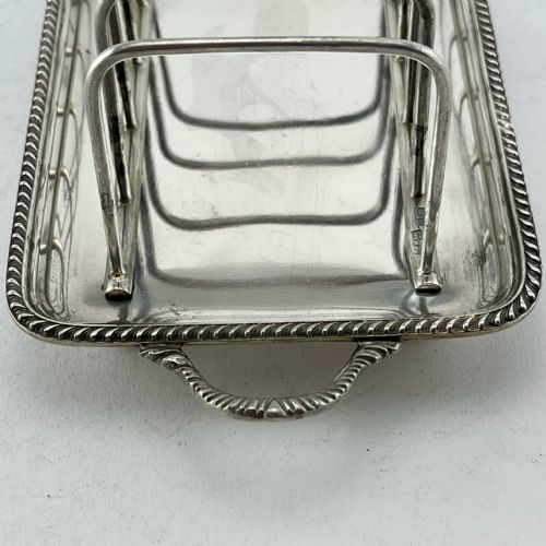 GOOD QUALITY MAPPIN WEBB STERLING SILVER TOAST RACK - ADDITIONAL PHOTO 2