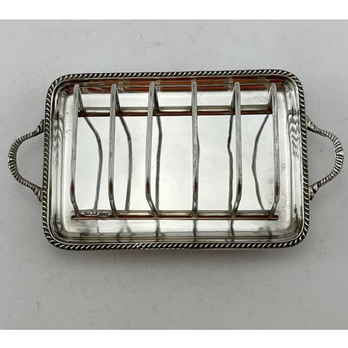 GOOD QUALITY MAPPIN WEBB STERLING SILVER TOAST RACK - ADDITIONAL PHOTO 7