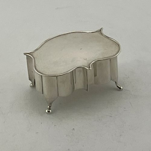 GOOD QUALITY STERLING SILVER EDWARDIAN JEWELLERY BOX - ADDITIONAL PHOTO 1