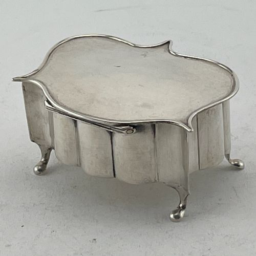 GOOD QUALITY STERLING SILVER EDWARDIAN JEWELLERY BOX - ADDITIONAL PHOTO 2