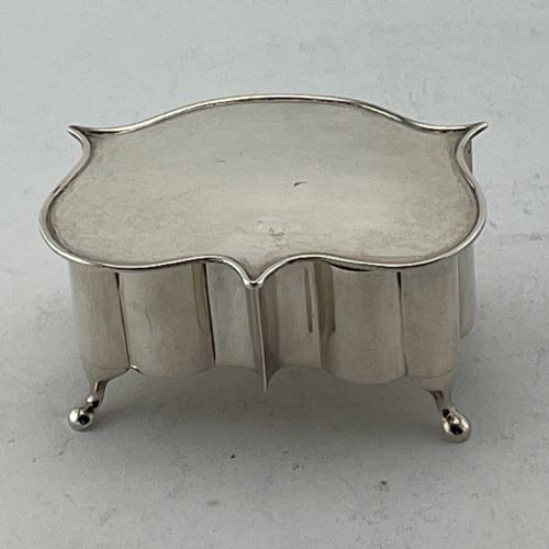 GOOD QUALITY STERLING SILVER EDWARDIAN JEWELLERY BOX - ADDITIONAL PHOTO 3