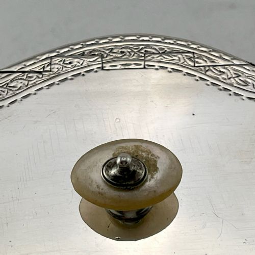 GEORGE III STYLE VICTORIAN STERLING SILVER TEA CADDY - ADDITIONAL PHOTO 1