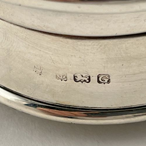 BLUE GUILLOCHE ENAMEL SILK LINED STERLING SILVER JEWELLERY BOX - ADDITIONAL PHOTO 3