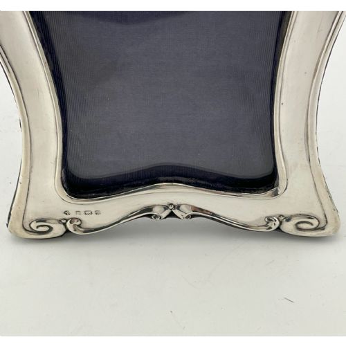ART NOUVEAU STYLE STERLING SILVER PHOTO FRAME - ADDITIONAL PHOTO 3