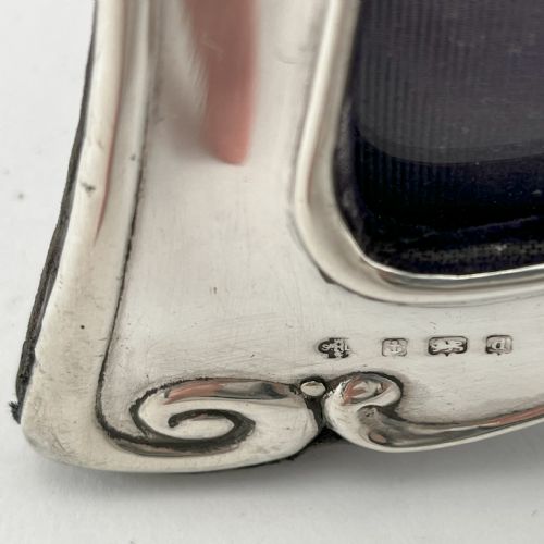 ART NOUVEAU STYLE STERLING SILVER PHOTO FRAME - ADDITIONAL PHOTO 4