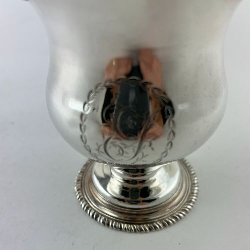GOOD QUALITY GEORGE III STERLING SILVER CREAM JUG - ADDITIONAL PHOTO 3