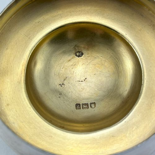 SMART ANTIQUE STERLING SILVER CIRCULAR JEWELLERY BOX - ADDITIONAL PHOTO 3