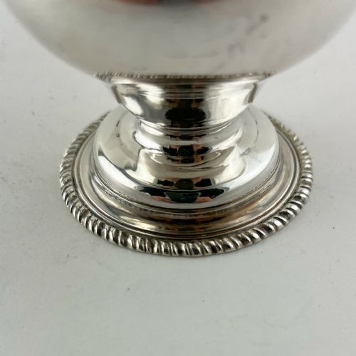 HELMET SHAPED GEORGE III STERLING SILVER CREAM JUG - ADDITIONAL PHOTO 5
