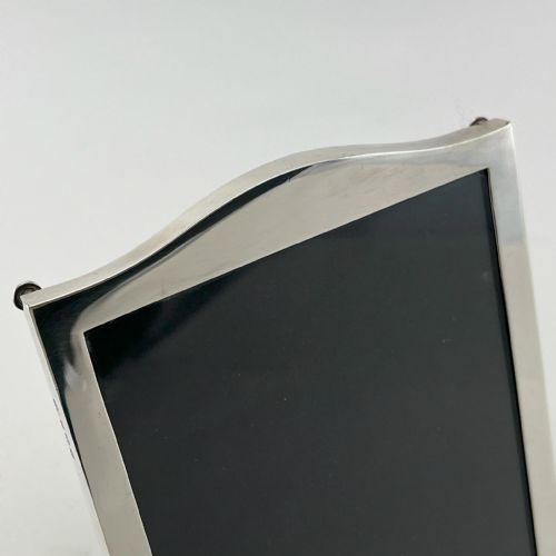 SMART RECTANGULAR ANTIQUE STERLING SILVER PHOTO FRAME - ADDITIONAL PHOTO 1