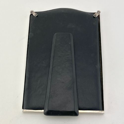 SMART RECTANGULAR ANTIQUE STERLING SILVER PHOTO FRAME - ADDITIONAL PHOTO 3