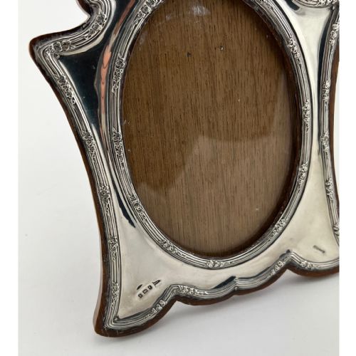 BEAUTIFUL EDWARDIAN STERLING SILVER PHOTO FRAME - ADDITIONAL PHOTO 3
