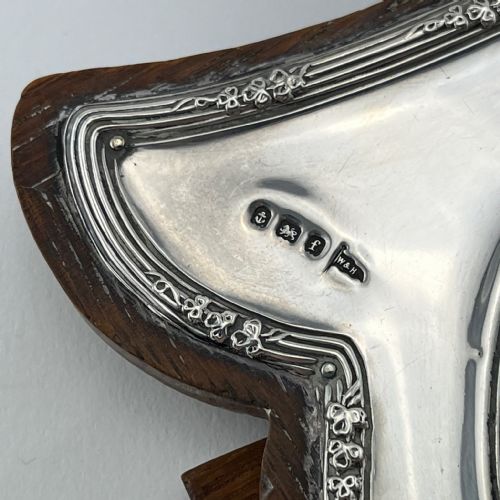 BEAUTIFUL EDWARDIAN STERLING SILVER PHOTO FRAME - ADDITIONAL PHOTO 4