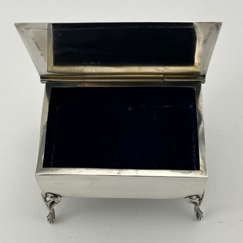 GOOD QUALITY STERLING SILVER JEWELLERY BOX - ADDITIONAL PHOTO 2